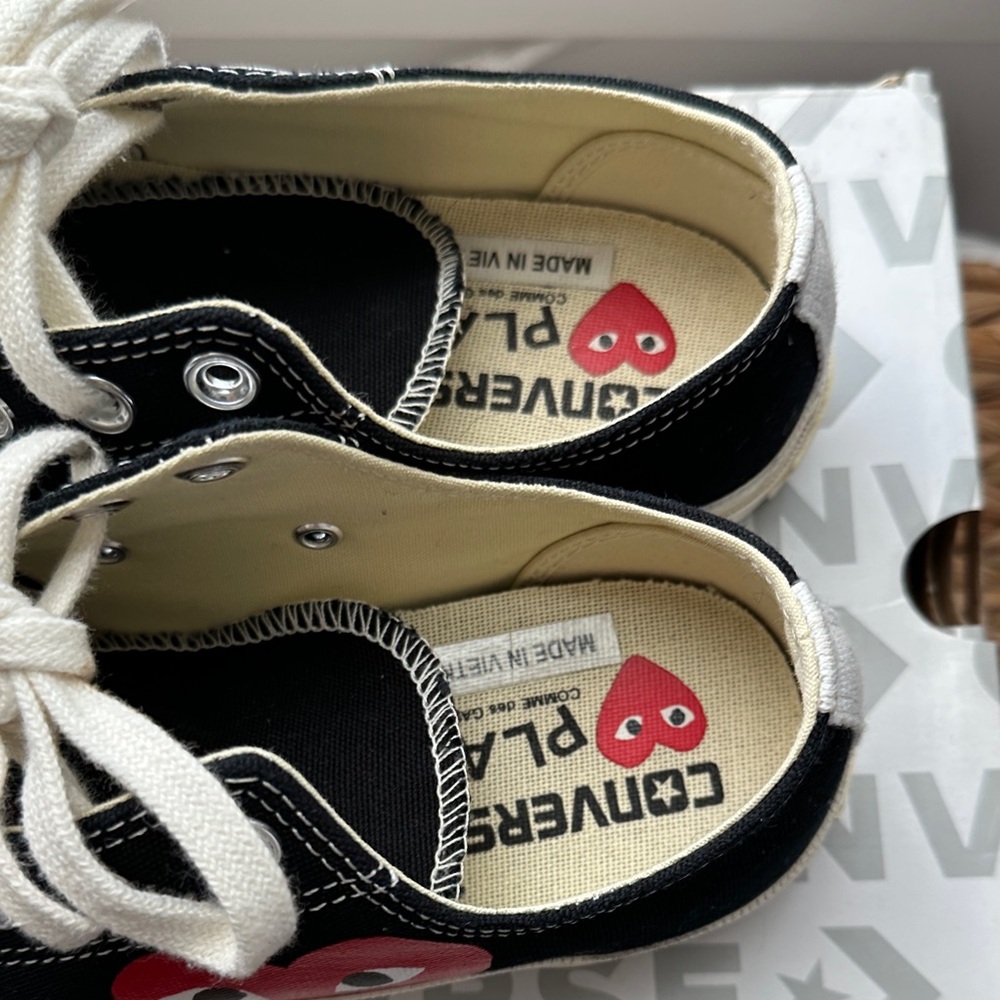 CDG x Converse Chuck Taylor Canvas Low-Top Sneakers - Picture 5 of 6